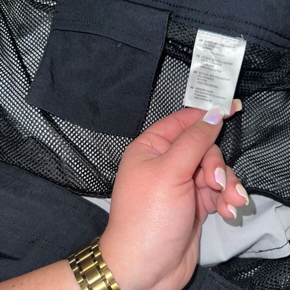 DXL ROCHESTER Men's Big & Tall Gray Stripe Zip Pocket Swim Trunks (Size 5XL) - Picture 9 of 9